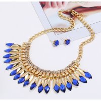 SET734 - Luxury Blue Crystal Jewelry Set